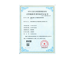 Computer software copyright registration certificate