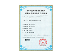 Computer software copyright registration certificate